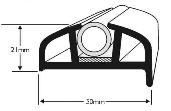 PVC 170 Boat Fendering Insert Profile