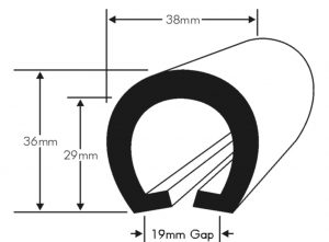 PVC 204 Boat Fendering Profile